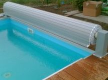 Überkopf-Lattenrost-Schwimmbadabdeckung 6x3m